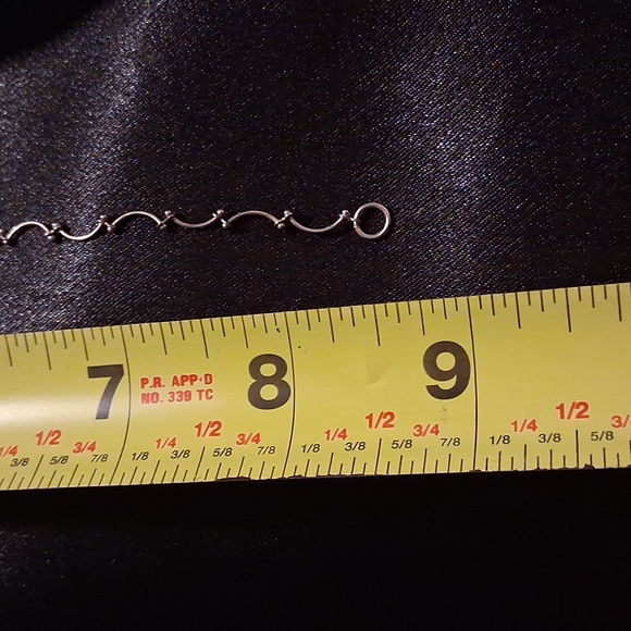 Sterling Silver Ball Bearing Earrings & Bracelet Jewelry Set. - Picture 4 of 8